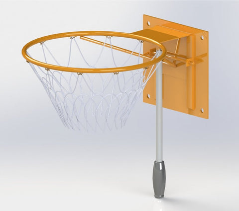 Panier de basketball amovible